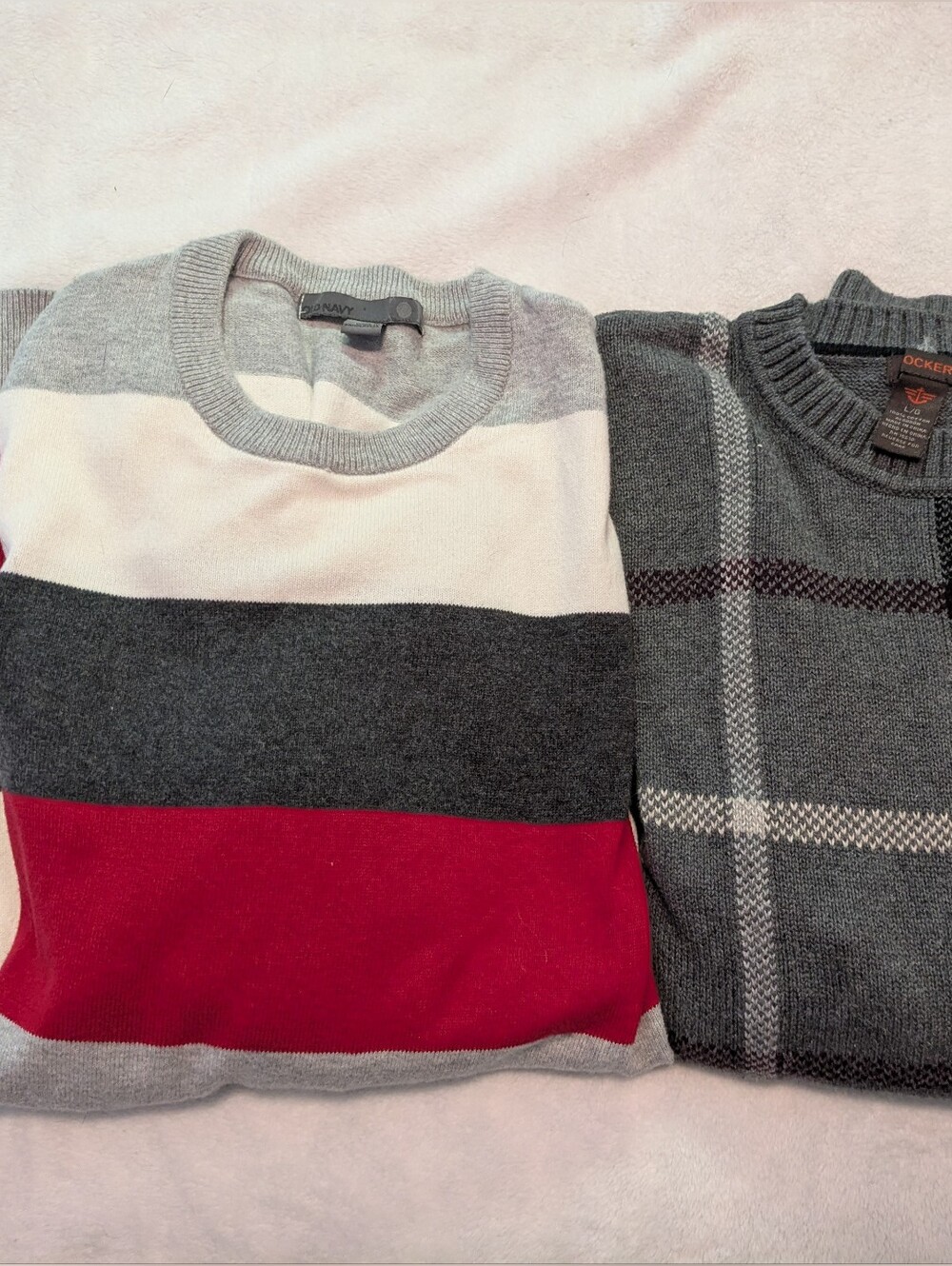 Men's Sweater Lot Of 2 Size Large Dockers Old Navy